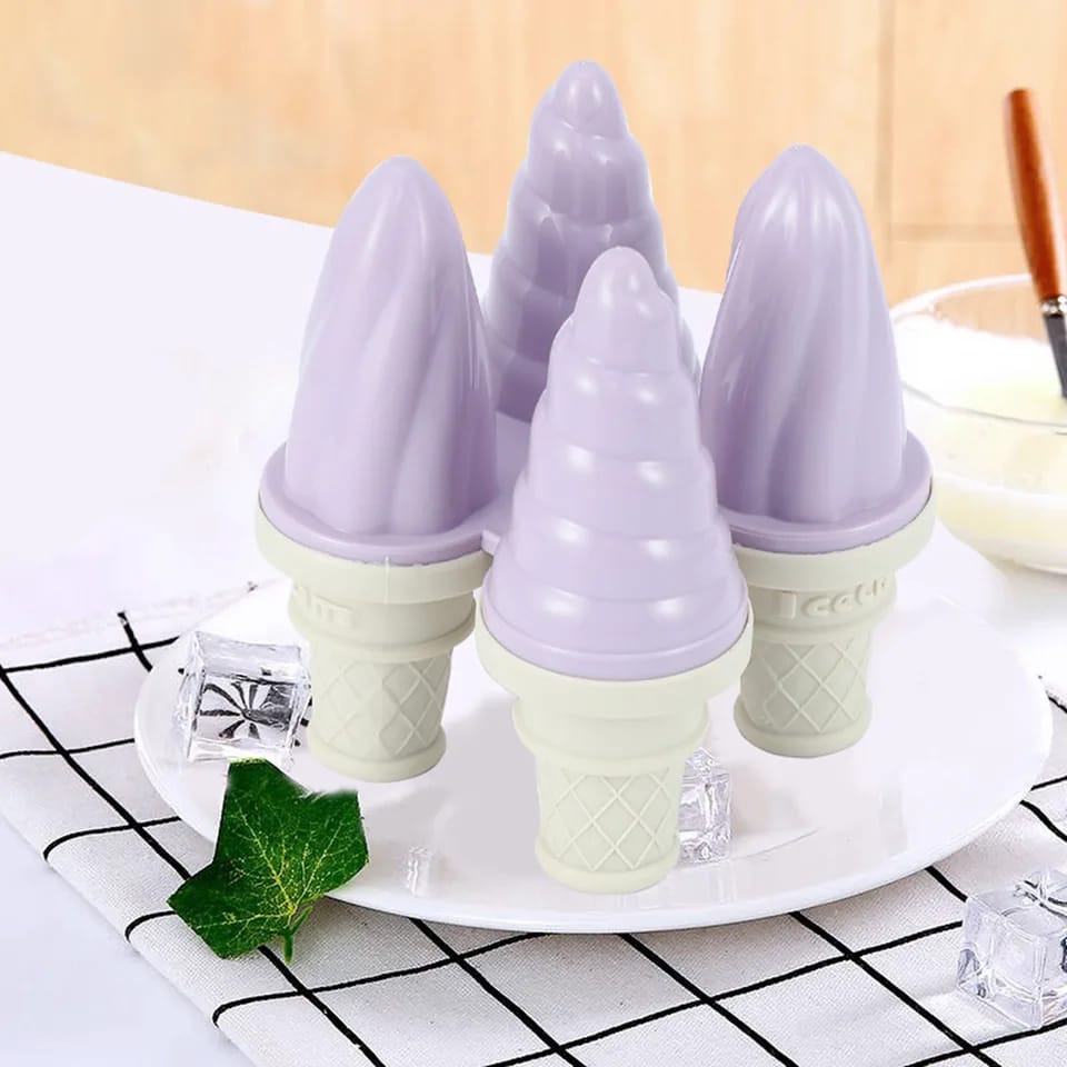 4Pcs Cone Mold Set