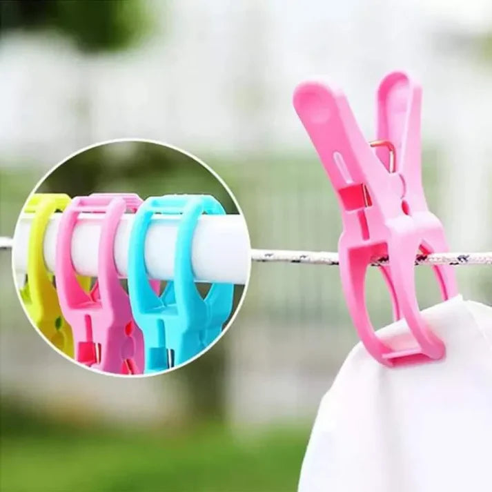 12 Pcs Large Size Strong Holding Laundry Clips