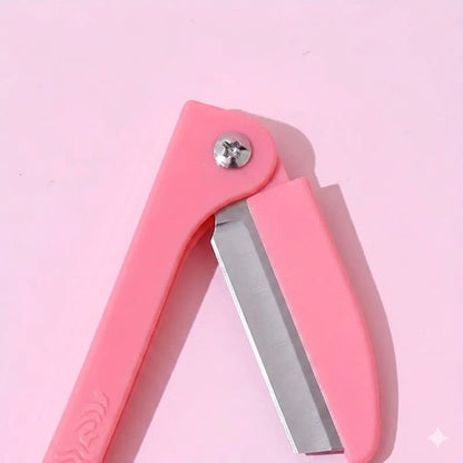 3Pcs Smooth Edge Folding Eyebrow Razor Kit