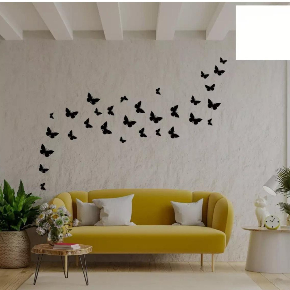 30PCS Wooden Butterfly Decor Set, Home and Wall Decor 