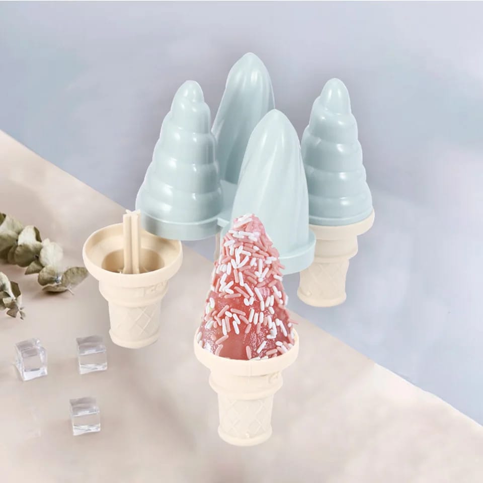 4Pcs Cone Mold Set