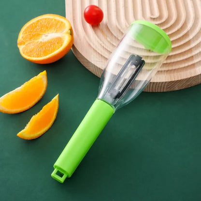 Peeler With Removable Storage Tube