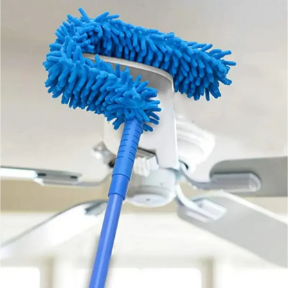 Multi-Use Flexible Micro Fiber Duster With Telescopic Stainless Steel Handle