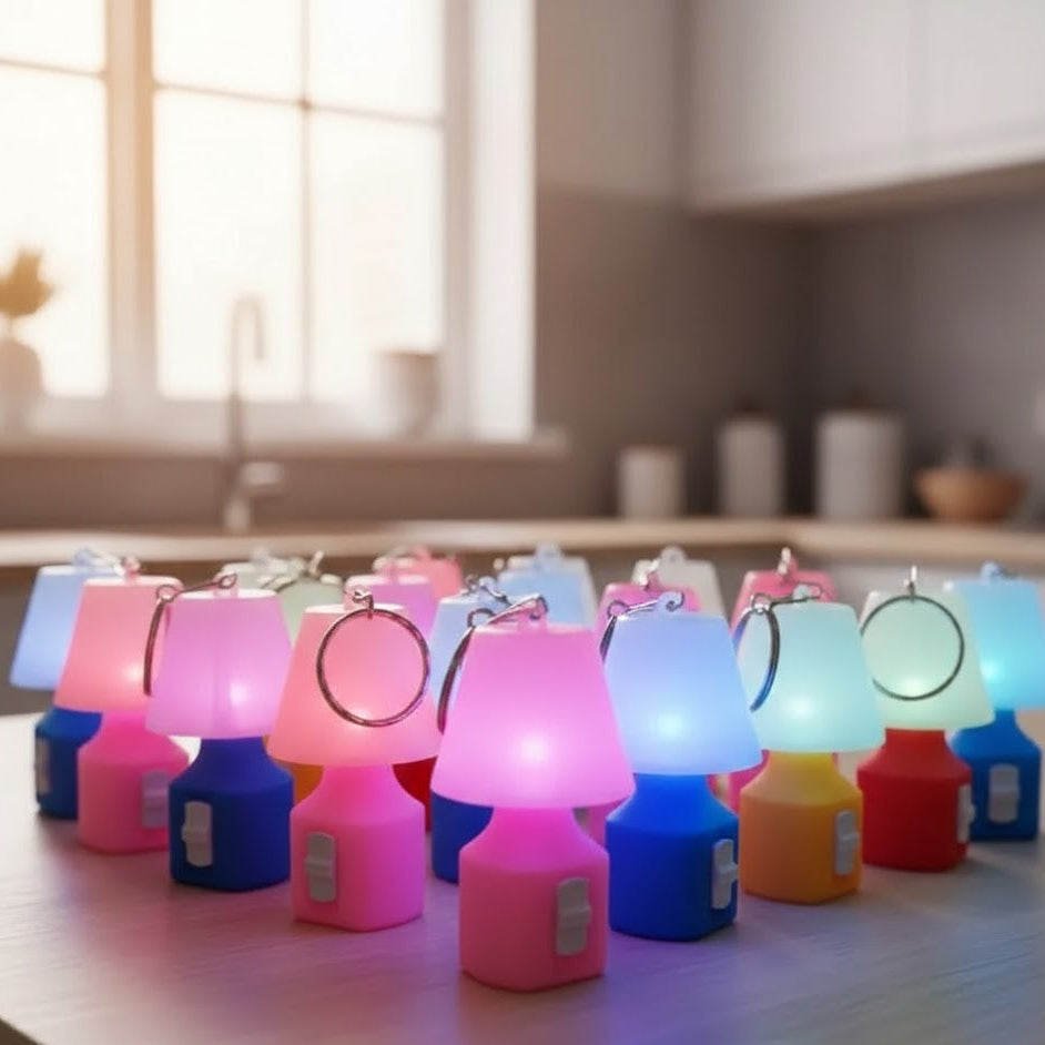 3Pcs Lamp Keychain – Handy & Convenient Set, Home and Living 