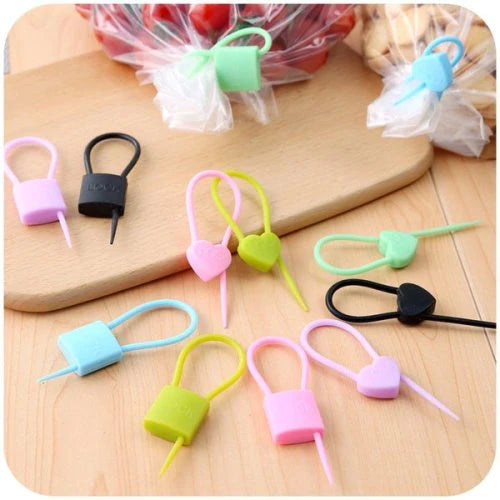 3Pcs Lock Shape Sealing Clip