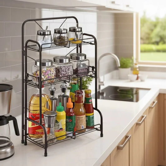 Foldable Multi-Layer Storage Shelf