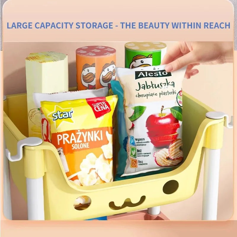 3 Tier Smiley Trolley, Home and Living 