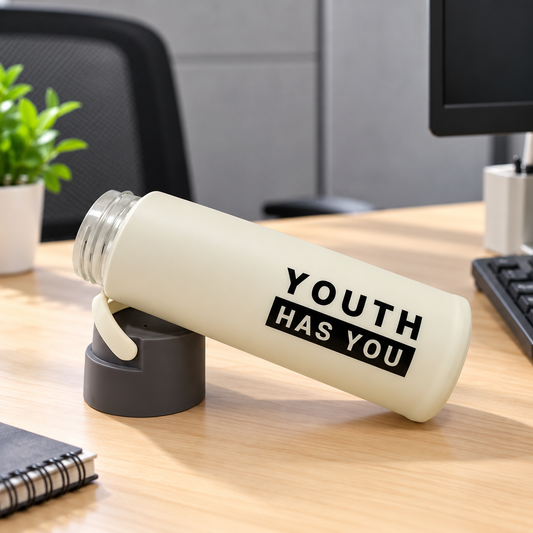 400ml Inner Glass Bottle – Minimalist Office & Travel Water Bottle