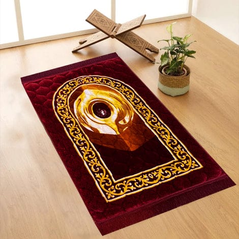 Soft Velvet Quilted Prayer Mat