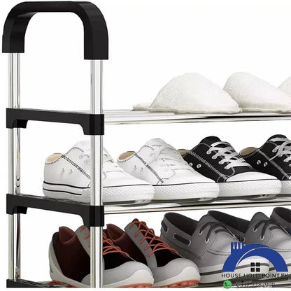 4 Tier Shoe Storage Stand Multi-Functional Closet Organizer