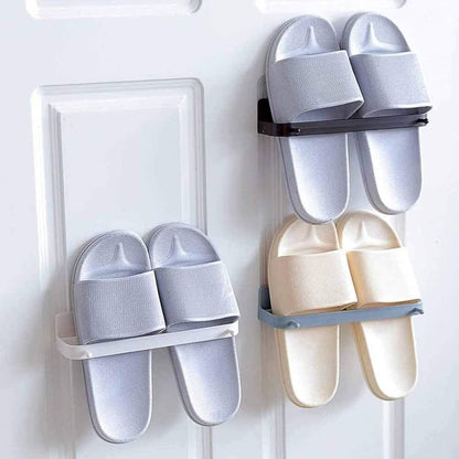 Space-Saving Slippers Rack