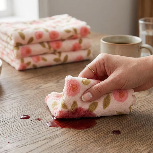 5PCS Multi-Purpose Microfiber Dishwashing Cloth Set
