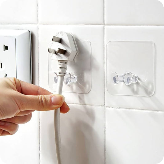 5PCS Self-Adhesive Power Strip Mounting Holders