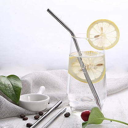  5Pcs Metal Straw Set, Home and Living 