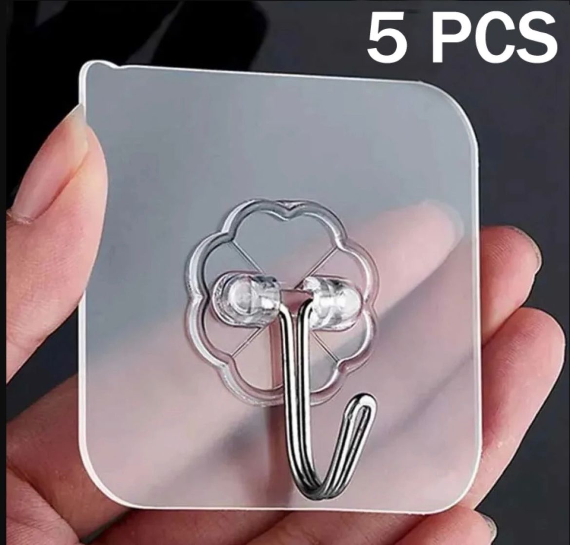 5Pcs Self-Adhesive Multi-Purpose Hooks, Home and Living 