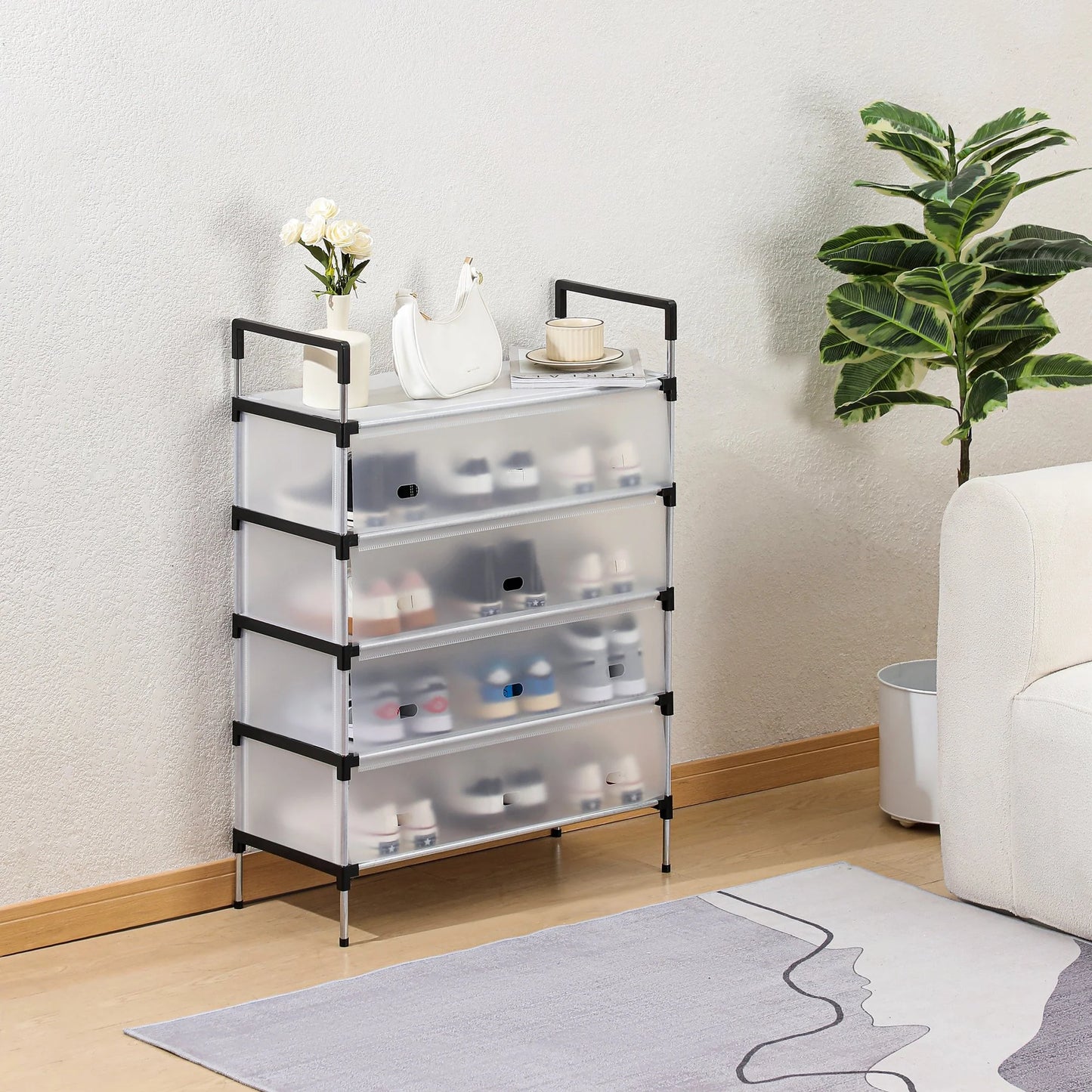 5 Layer Dust Proof Shoe Rack