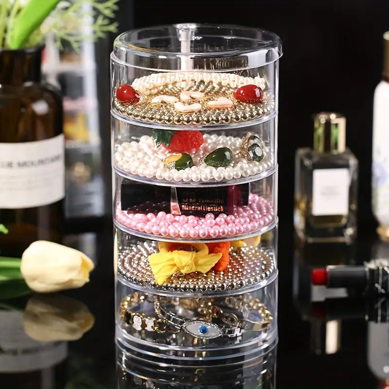 5 Layer Round Jewelry Organizer