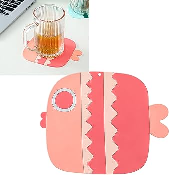 1-Piece Fish-Shaped Drink Coaster
