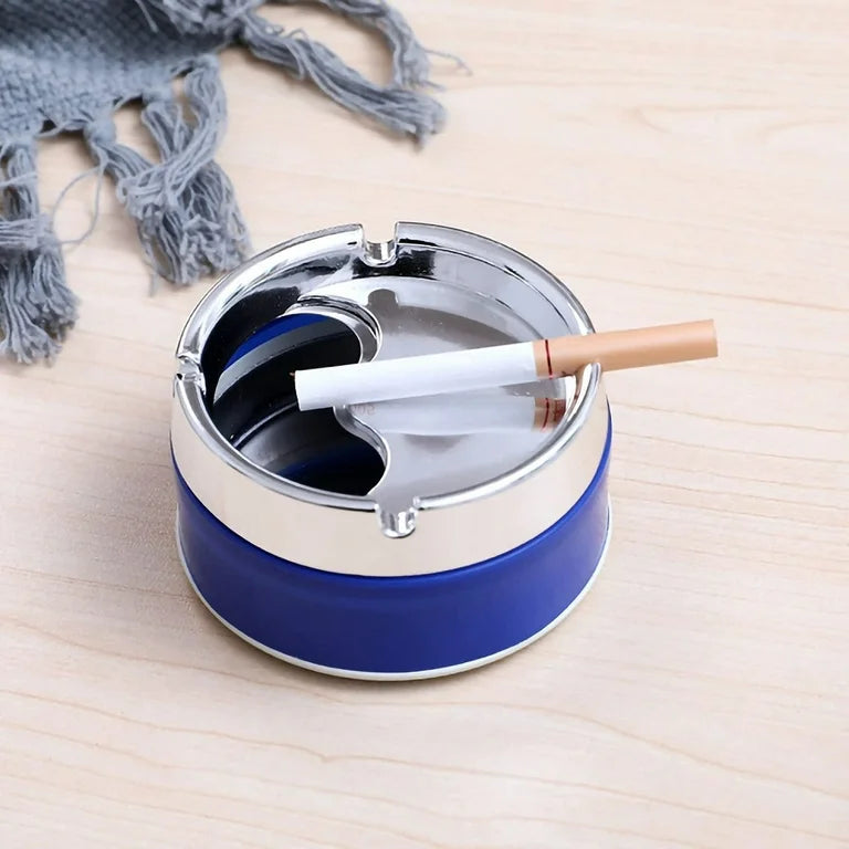 Stainless Steel Unbreakable Ashtray with Lid