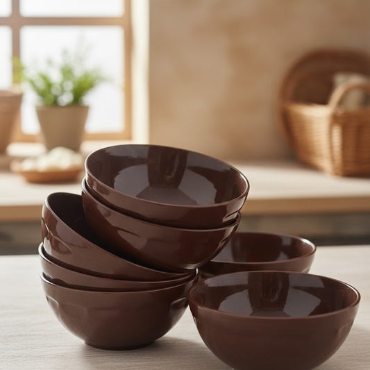 6Pcs Snack & Fruit Bowl Set – Ideal for Serving, Kitchen Accessories 