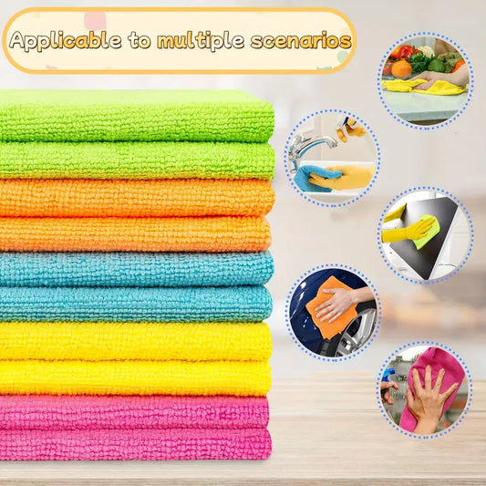 6 Piece Microfiber Towel Cleaning Pack