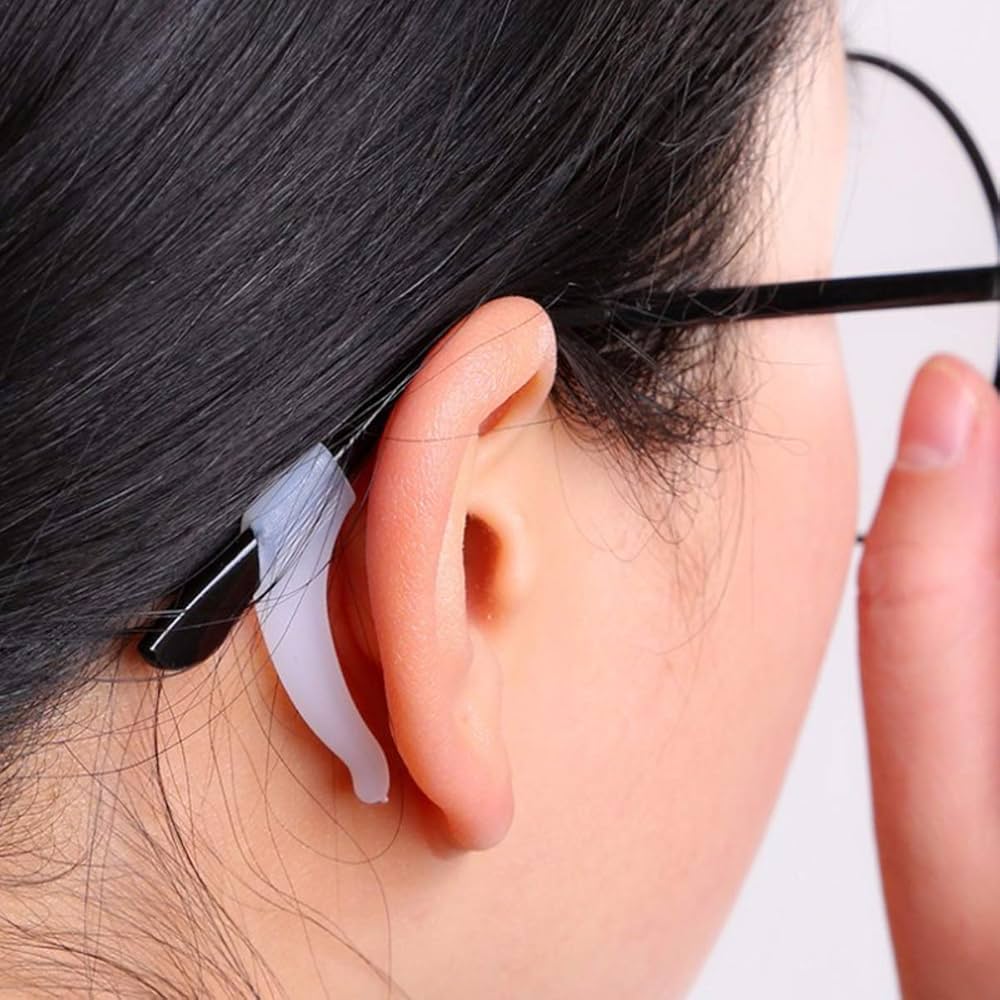 6 Pcs Silicone Ear Stabilizers for Glasses