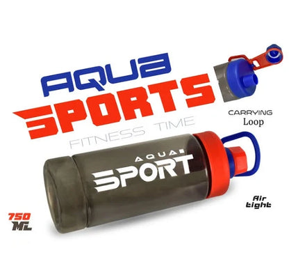 750ml Aqua Sports Water Bottle – Portable Drinking Bottle (Random Color)