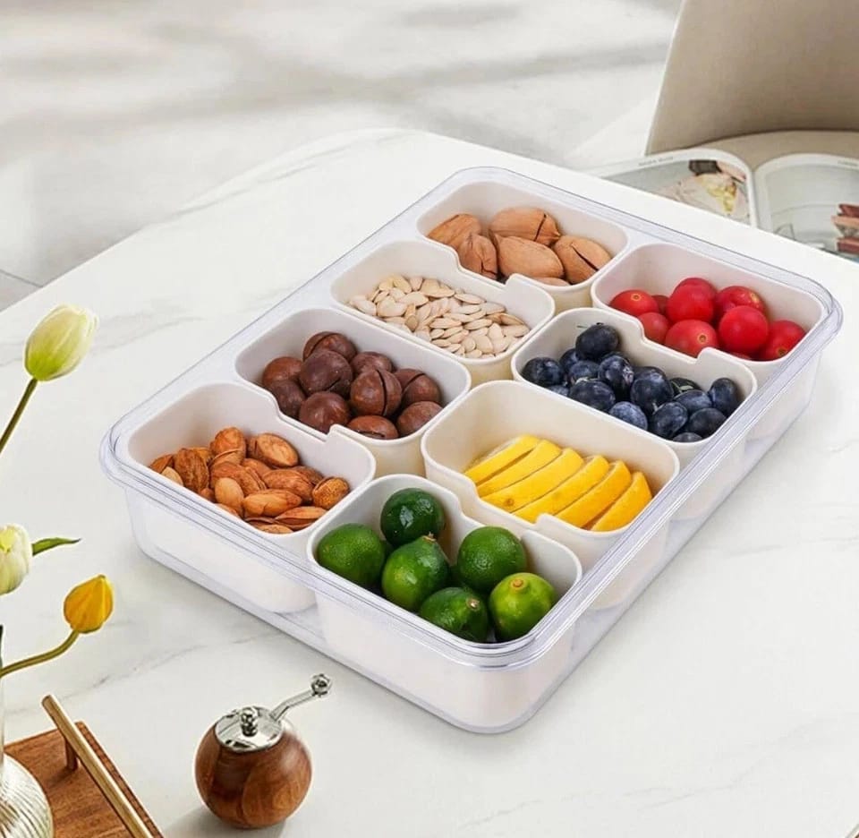 8-in-1 Storage Box Set – Durable & Reusable Containers, Kitchen Accessories 