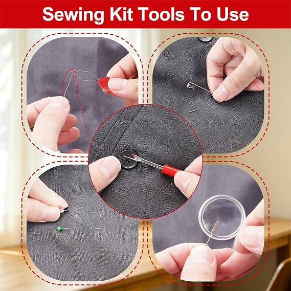 All In One Sewing Organizer Bag Threads Needles & Accessories