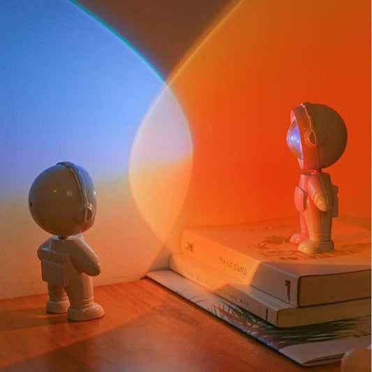 360° Rotation Astronaut Sunset Lamp (Rechargeable)
