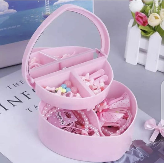 Heart Shape Cute Jewellery Box Organizer