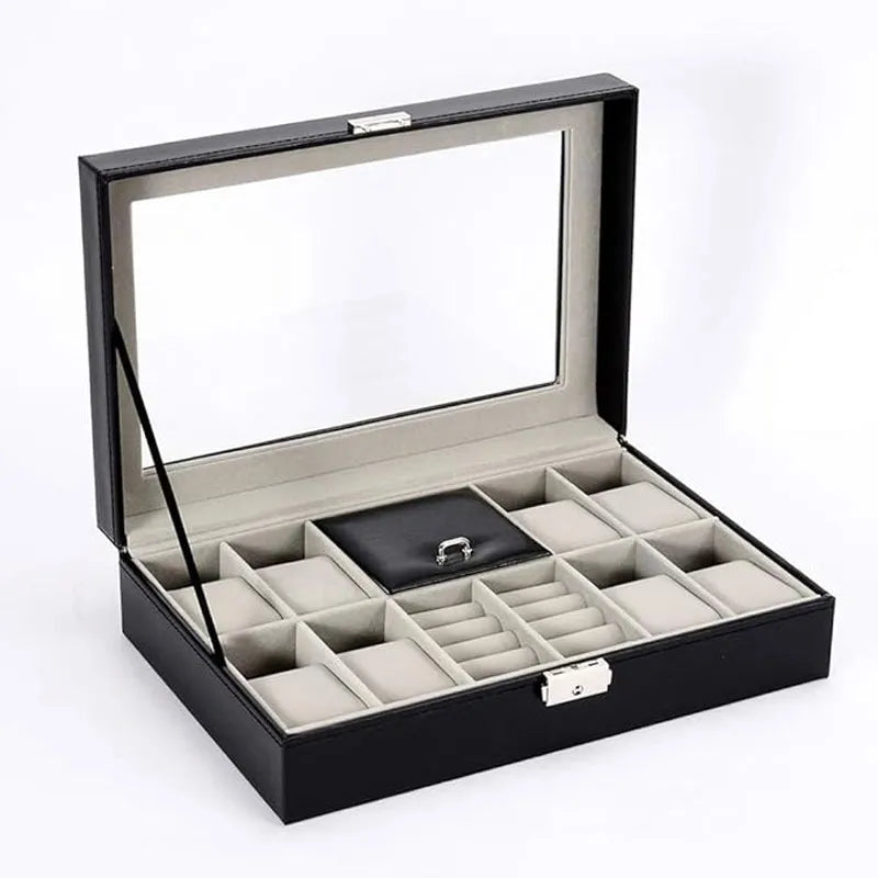 Watch & jewelry Display Box Cas