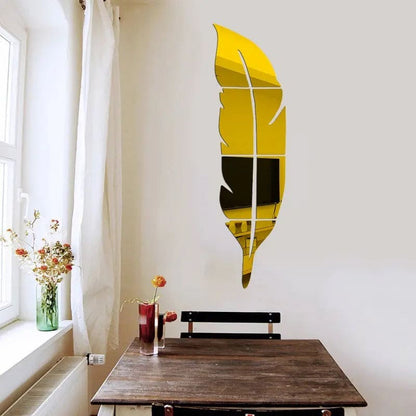 Acrylic Feather Mirror
