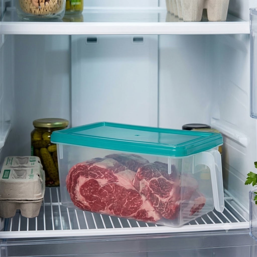 Airtight Snap Lock Food Container – 3-Liter Refrigerator Storage Box