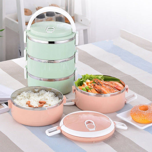 Airtight Stainless Steel Meal Prep Lunch Box – Compact & Leak Resistant