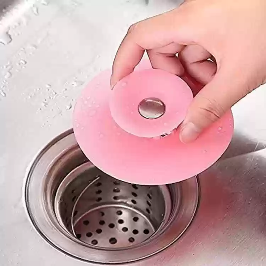 Anti-Blockage Sink Drain Plug with Strainer Basket