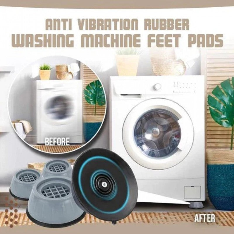 Anti-Vibration Feet Pads for Washing Machine & Dryer – 4Pcs Set