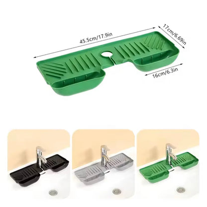 Bathroom & Kitchen Faucet Splash Guard,