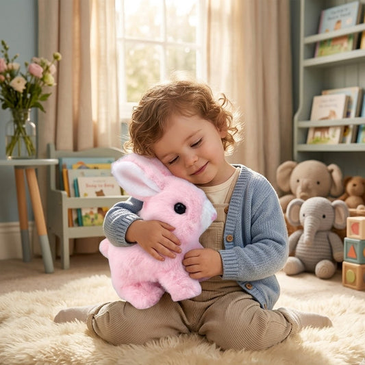 Battery Operated Walking Bunny With Music, Babies and Toys