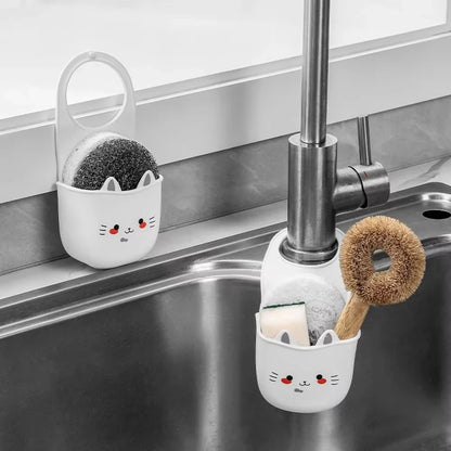 Cartoon Cat Sink Holder