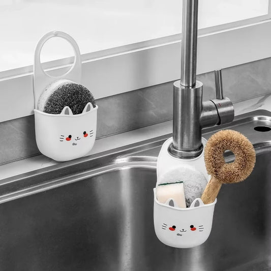 Cartoon Cat Sink Holder