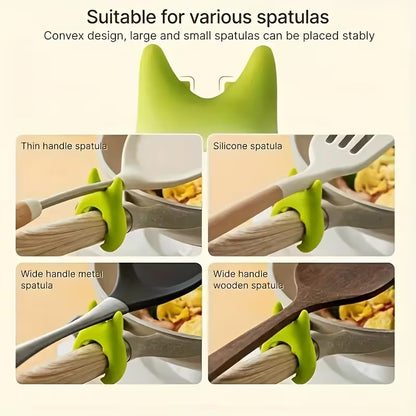 Cat-Shaped Silicone Pot Handle Grip – Kitchen Handle Holder