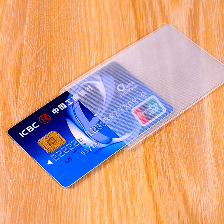 Clear Plastic Card Holder Set – Pack of 10 Protective Card Sleeves