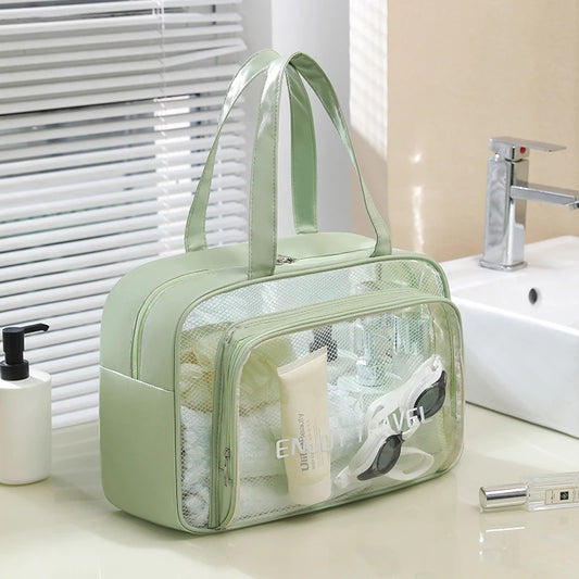 Clear Travel Essentials Storage Pouch
