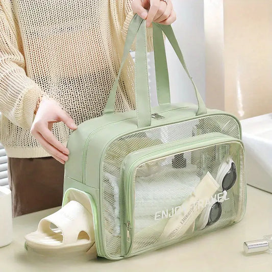 Clear Waterproof Travel Cosmetic Pouch