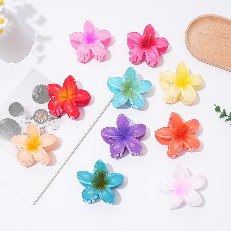 ColorBloom Flower Hair Clips (3PCS), Health and Beauty 