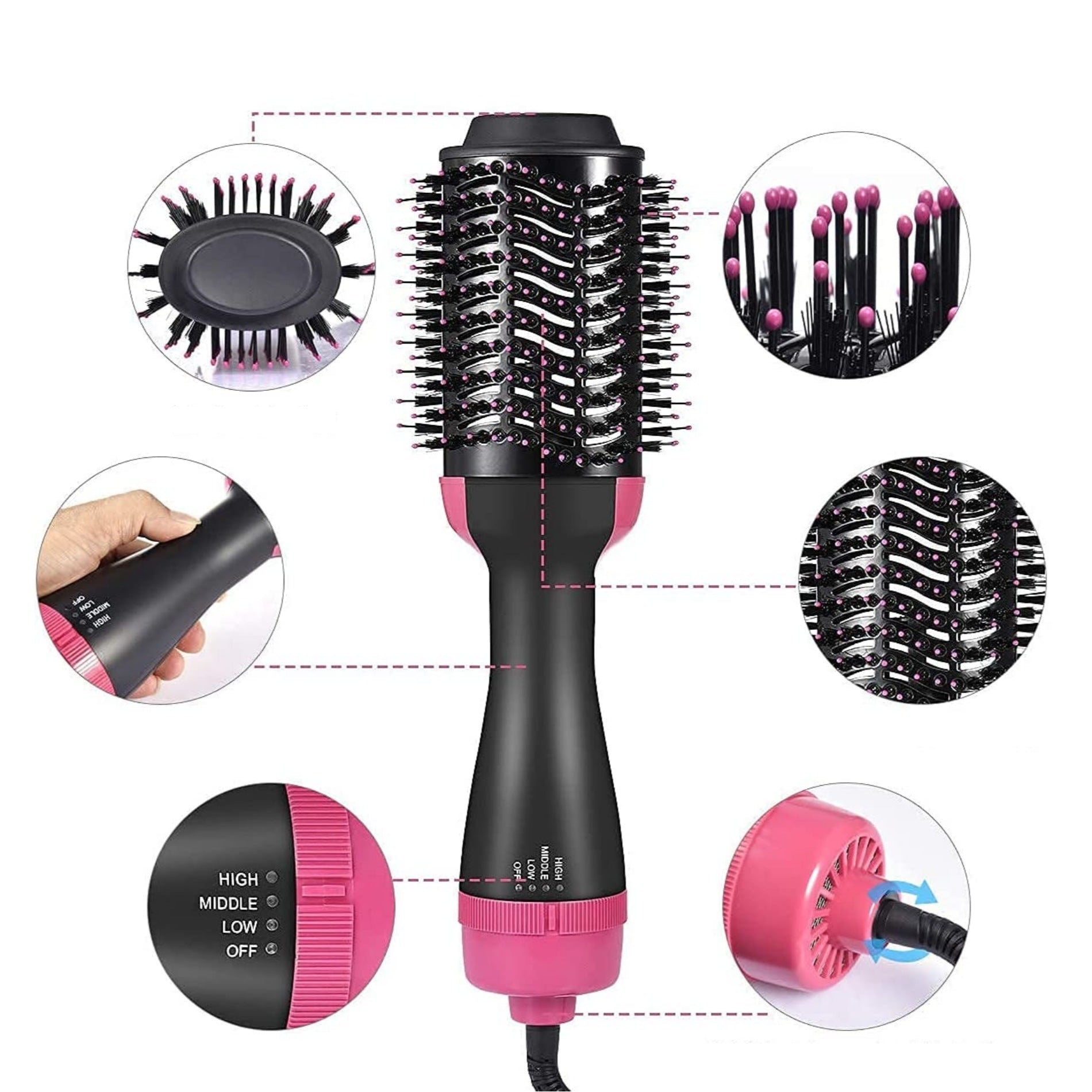 Compact Blowout Brush – Easy to Store, Health and Beauty 