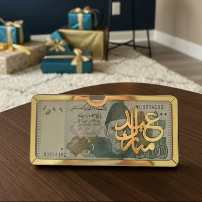 Creative Acrylic EID Mubarak Cash Gift Envelope, Home and Living 