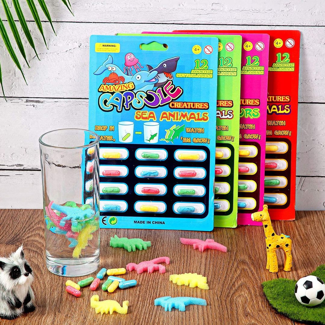 Cute Mini Animal Figures – Mystery Capsule Toy Set