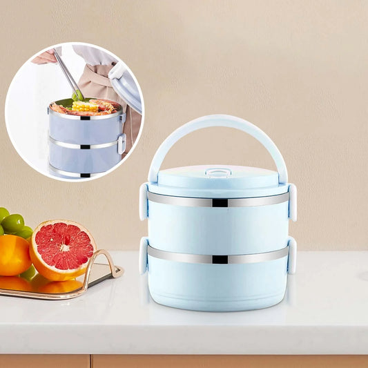 Double Layer Thermal Lunch Container, Kitchen Accessories 
